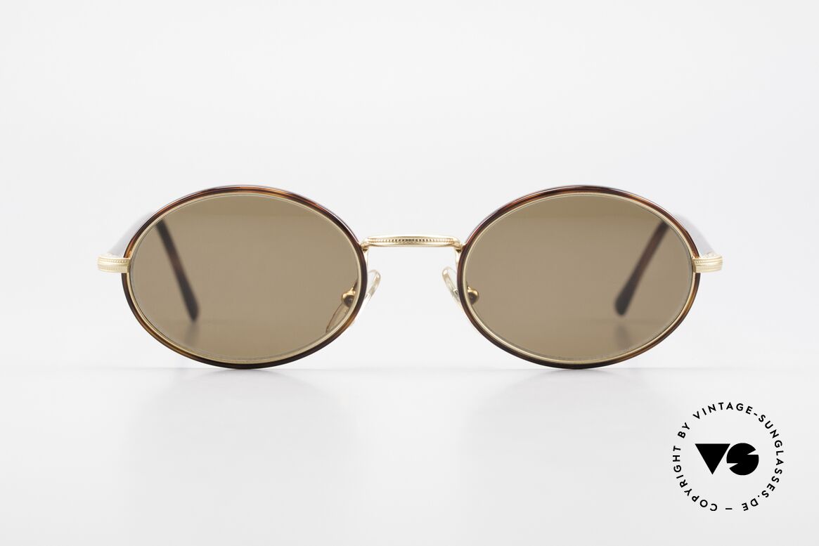 Cutler And Gross 0350 Oval Vintage Sunglasses 90's, CUTLER and GROSS designer shades from the late 90's, Made for Men and Women