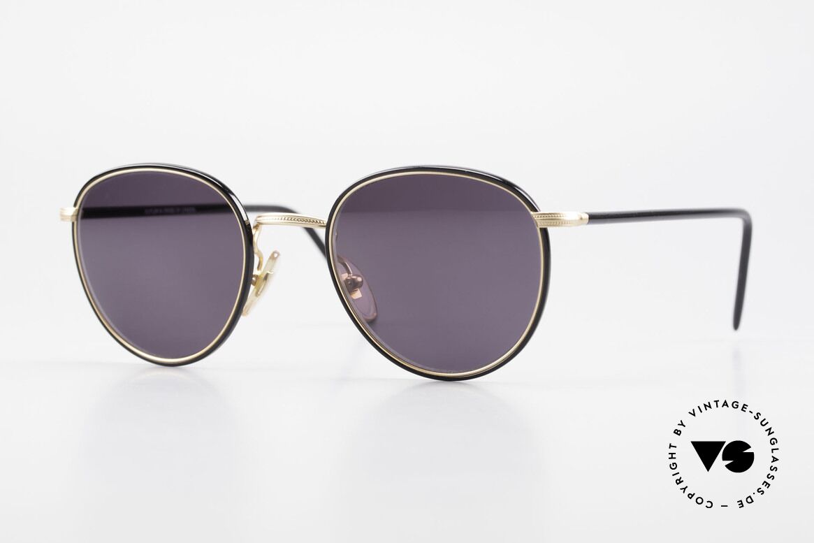 Cutler And Gross 0352 Vintage Panto Sunglasses 90s, CUTLER and GROSS designer shades from the late 90's, Made for Men and Women