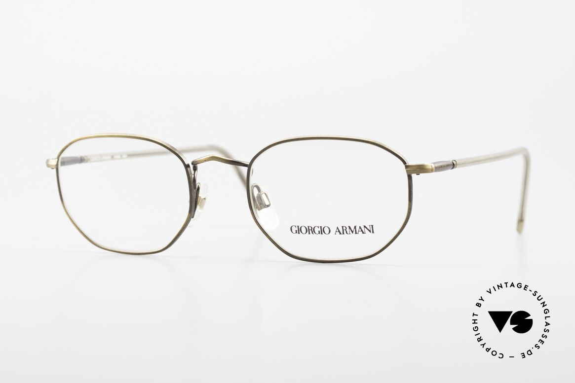 Giorgio Armani 187 Classic Men's Eyeglasses 90's, timeless vintage Giorgio Armani designer eyeglasses, Made for Men