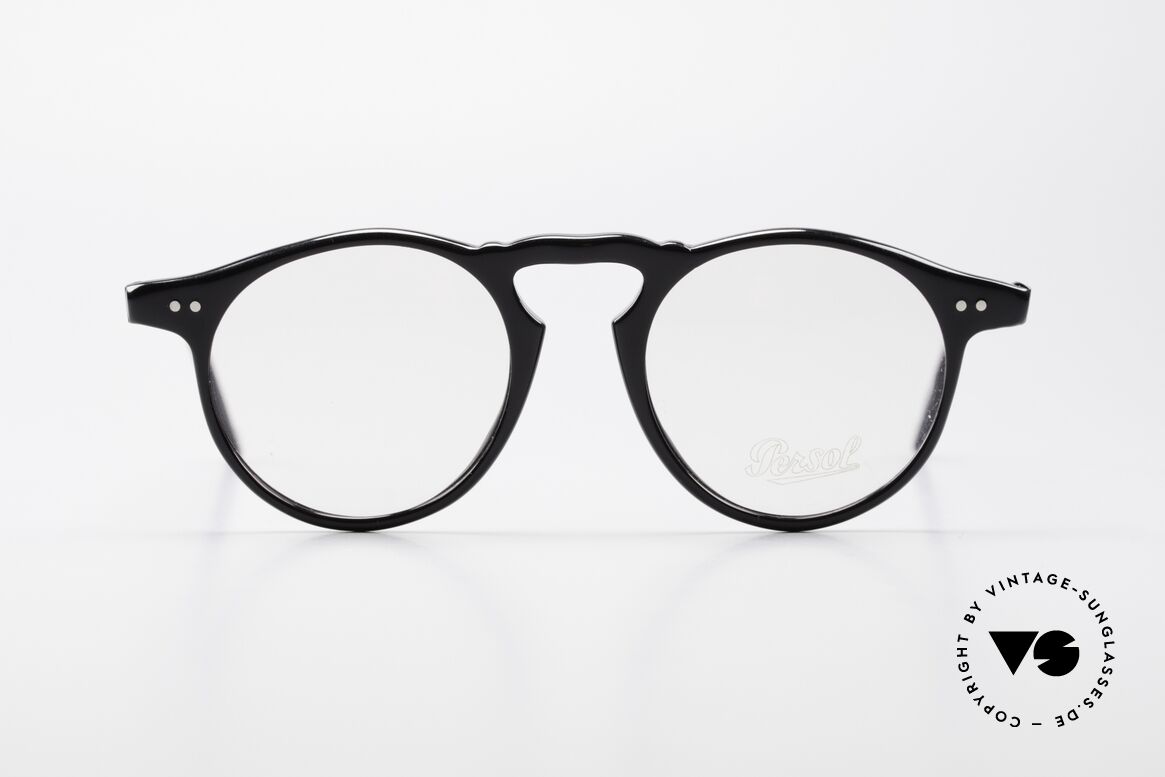 Persol 750 Ratti 80's Vintage Panto Eyeglasses, classic vintage eyeglass-frame by PERSOL RATTI, Made for Men and Women