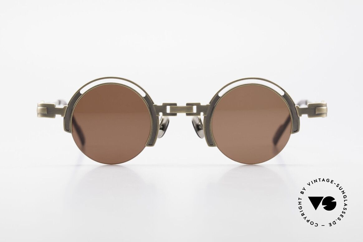 Koure KR8100 Round 90's Steampunk Shades, vintage KOURE sunglasses from 1994, Steampunk Style, Made for Men and Women