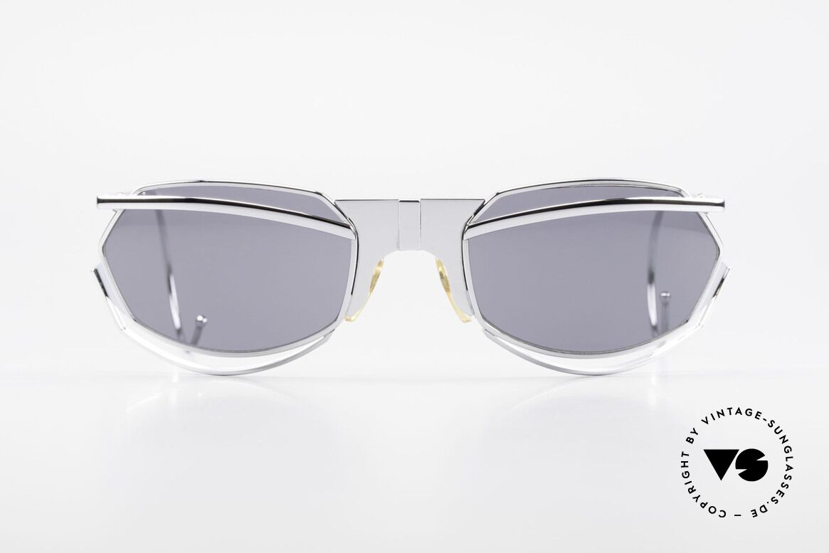 IDC G1 Folding Large Folding Sunglasses 90's, 'spacy' VINTAGE designer sunglasses by IDC, France, Made for Men