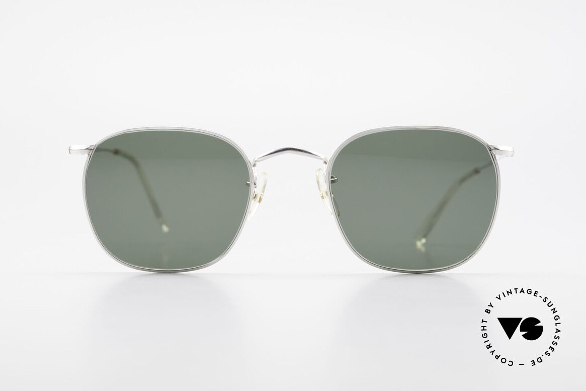 Algha Quadra 50/22 Old Gold Filled Sunglasses, rare old vintage sunglasses by Algha, UK Optical, Made for Men