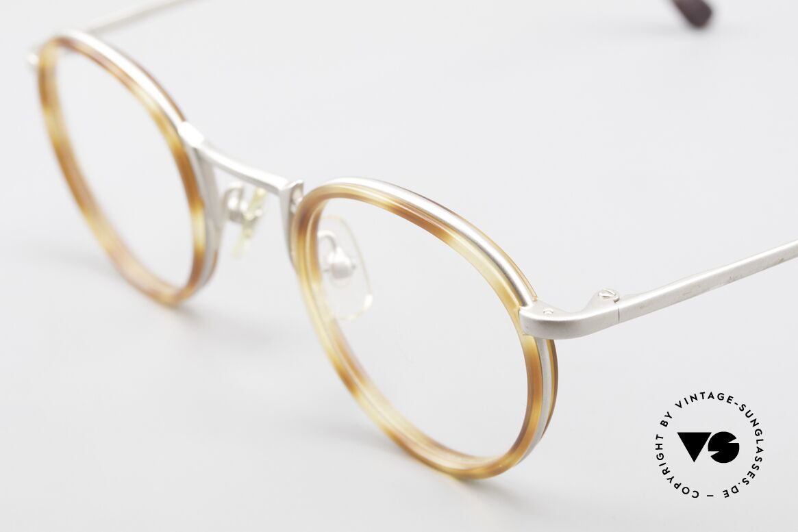 Freudenhaus Bido Round 90's Designer Frame, timeless & sophisticated frame design; SMALL size, Made for Men and Women