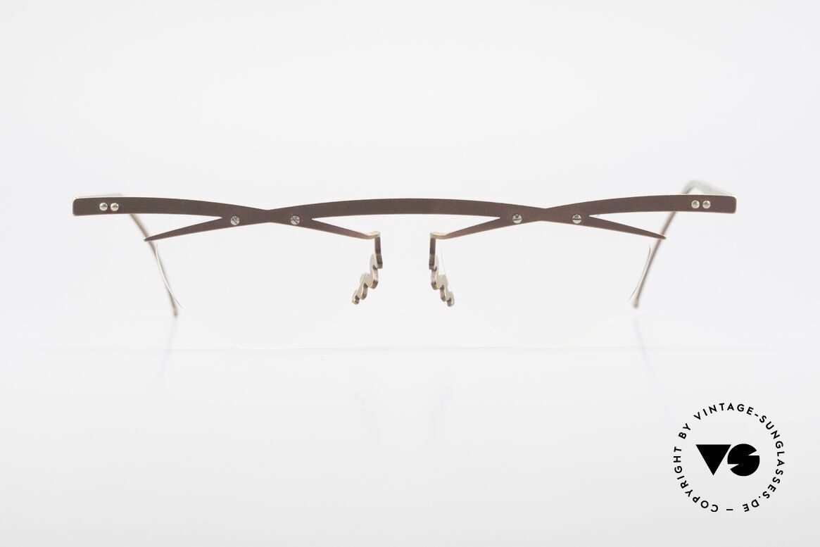 Theo Belgium Tita III 9 Crazy Vintage Glasses XL 90's, Theo Belgium: the most self-willed brand in the world, Made for Men and Women
