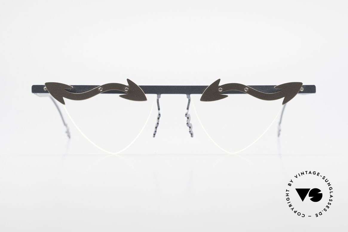 Theo Belgium Tita II B5 Heart Shaped XL Glasses Titan, Theo Belgium: the most self-willed brand in the world, Made for Women