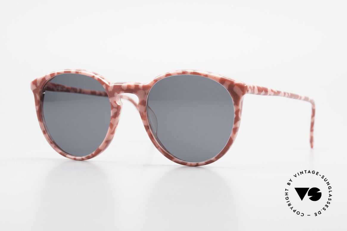 Alain Mikli 901 / 172 Panto Frame Red Pink Marbled, elegant VINTAGE Alain Mikli designer sunglasses, Made for Women