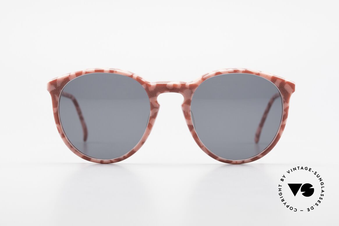 Alain Mikli 901 / 172 Panto Frame Red Pink Marbled, elegant VINTAGE Alain Mikli designer sunglasses, Made for Women