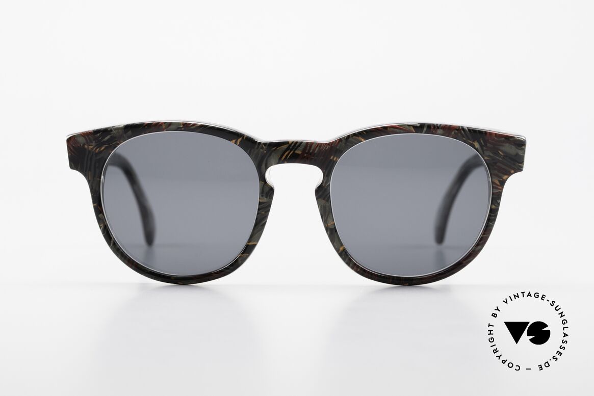 Alain Mikli 903 / 685 Panto Frame Gray Patterned, timeless vintage Alain Mikli designer sunglasses, Made for Men and Women