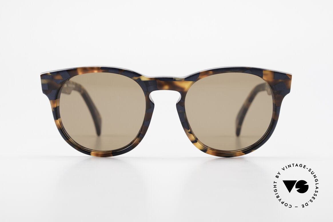 Alain Mikli 6903 / 622 XS Panto Frame Marbled Brown, timeless vintage Alain Mikli designer sunglasses, Made for Men and Women