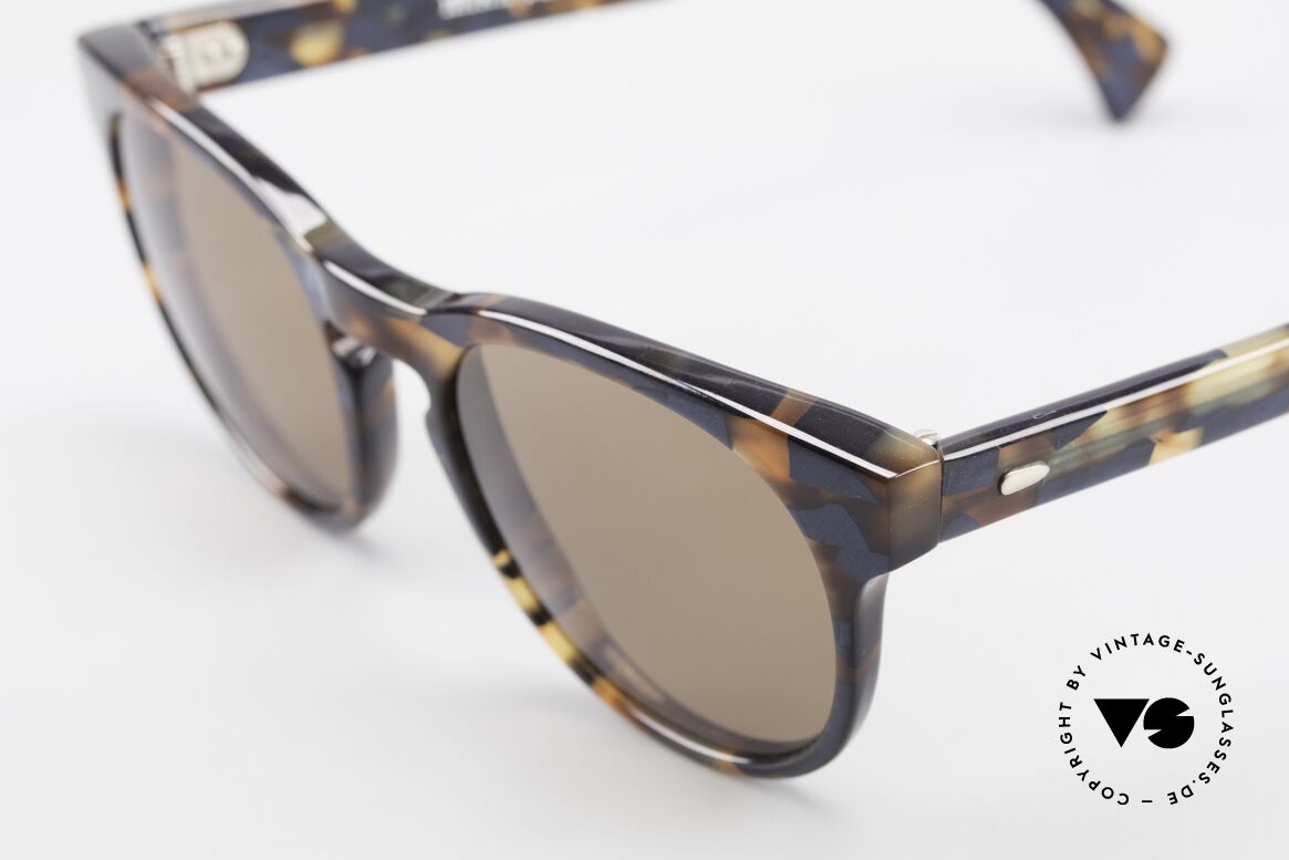 Alain Mikli 6903 / 622 XS Panto Frame Marbled Brown, handmade quality (brown/blue marbled), X-SMALL, Made for Men and Women