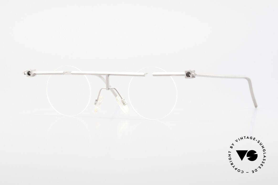 B. Angeletti Sammlerstück Bauhaus Frame Limited Edition, precious eyeglasses by Barbara ANGELETTI from 1993, Made for Men and Women