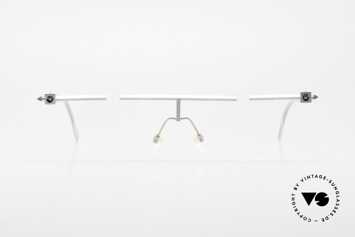 B. Angeletti Sammlerstück Bauhaus Frame Limited Edition, precious eyeglasses by Barbara ANGELETTI from 1993, Made for Men and Women