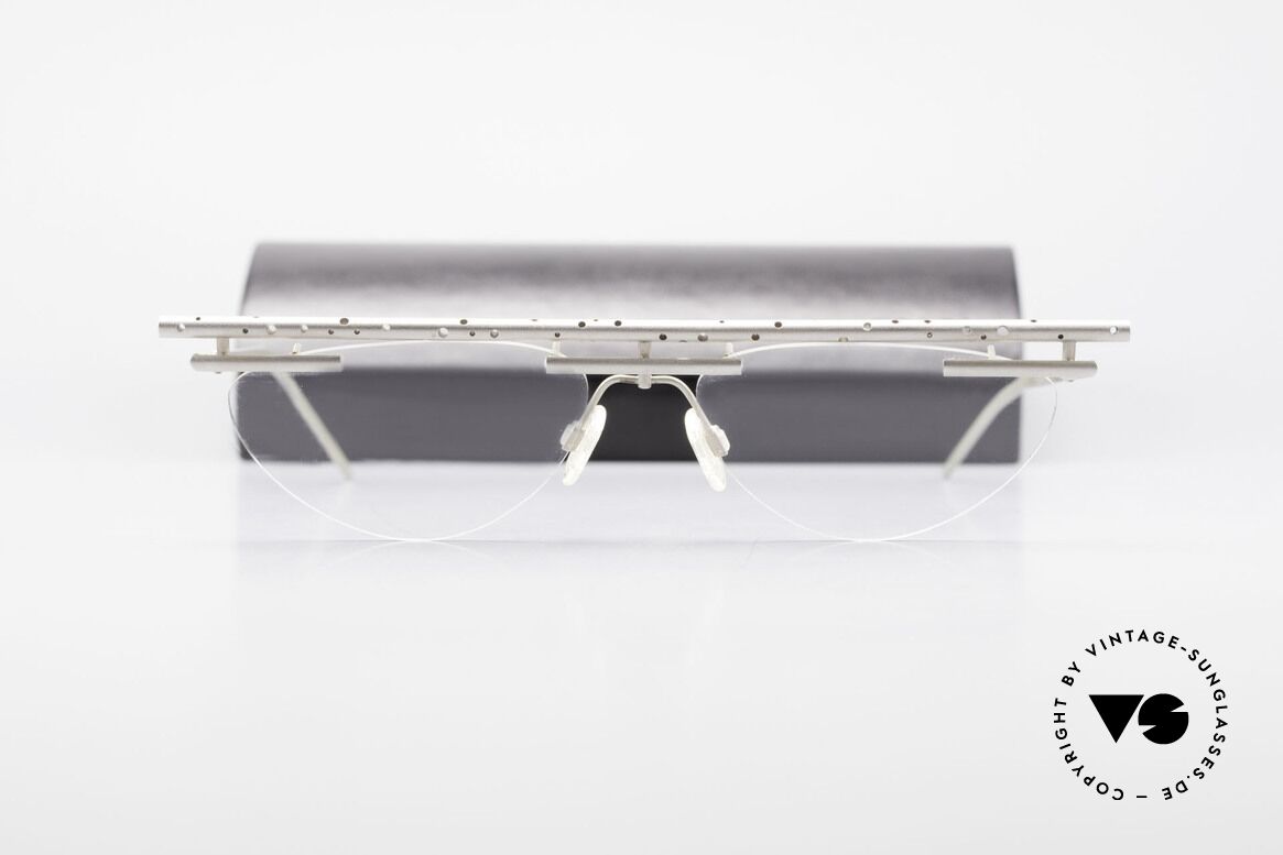 B. Angeletti Gazelle Vintage Architect's Glasses, true rarity, handmade, vertu, for all lovers of design, Made for Men and Women