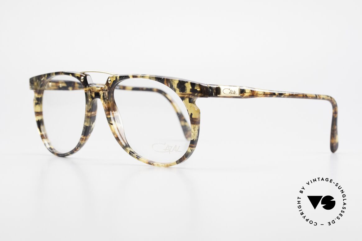 Cazal 645 Designer Eyewear From 1990, great frame color / pattern (a kind of amber-gold), Made for Men
