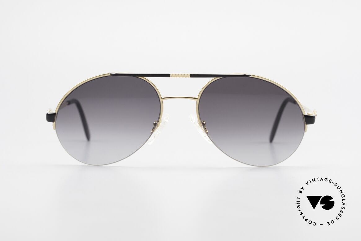 Bugatti 65789 Semi Rimless Vintage Shades, semi rimless (lenses are fixed with Nylor thread), Made for Men