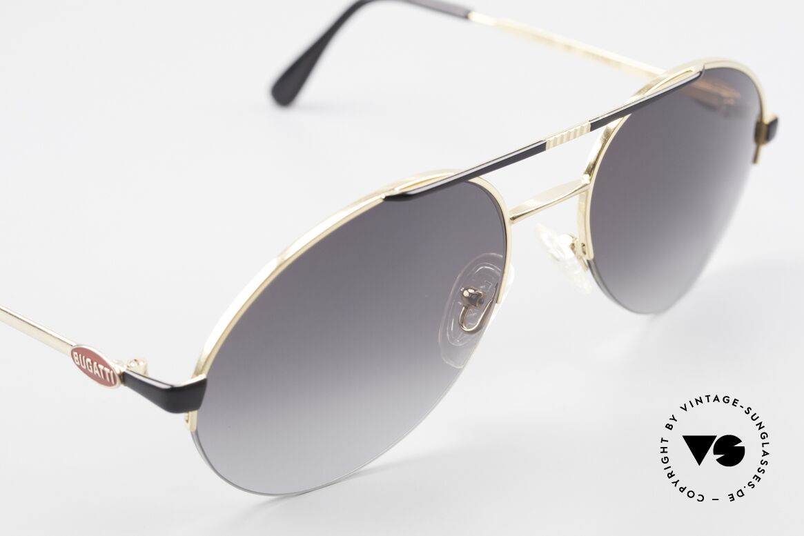 Bugatti 65789 Semi Rimless Vintage Shades, unworn model in size 56mm; incl. Bugatti soft case, Made for Men