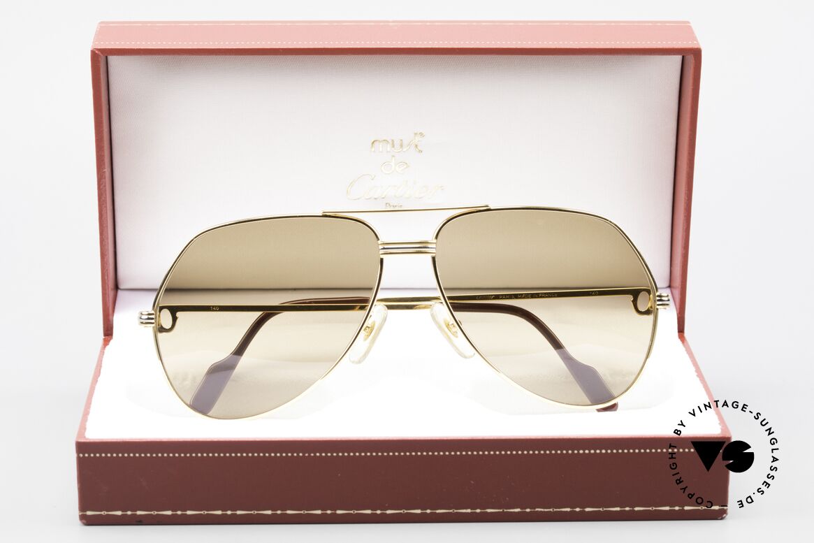 Cartier Vendome LC - L Original Cartier Mineral Lenses, lenses have TINY scratches (due to long-term stocking), Made for Men
