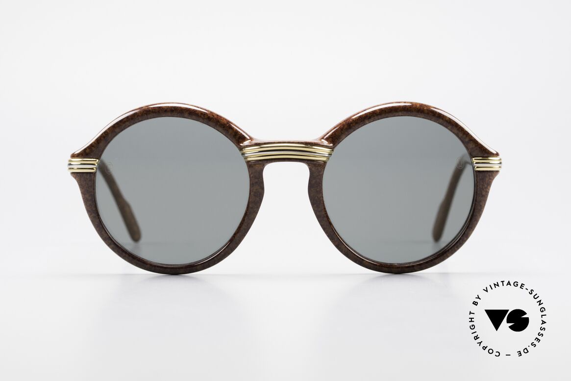 Cartier Cabriolet Round Luxury Shades Large, luxury CARTIER shades of the Composite Series; 1994, Made for Men and Women