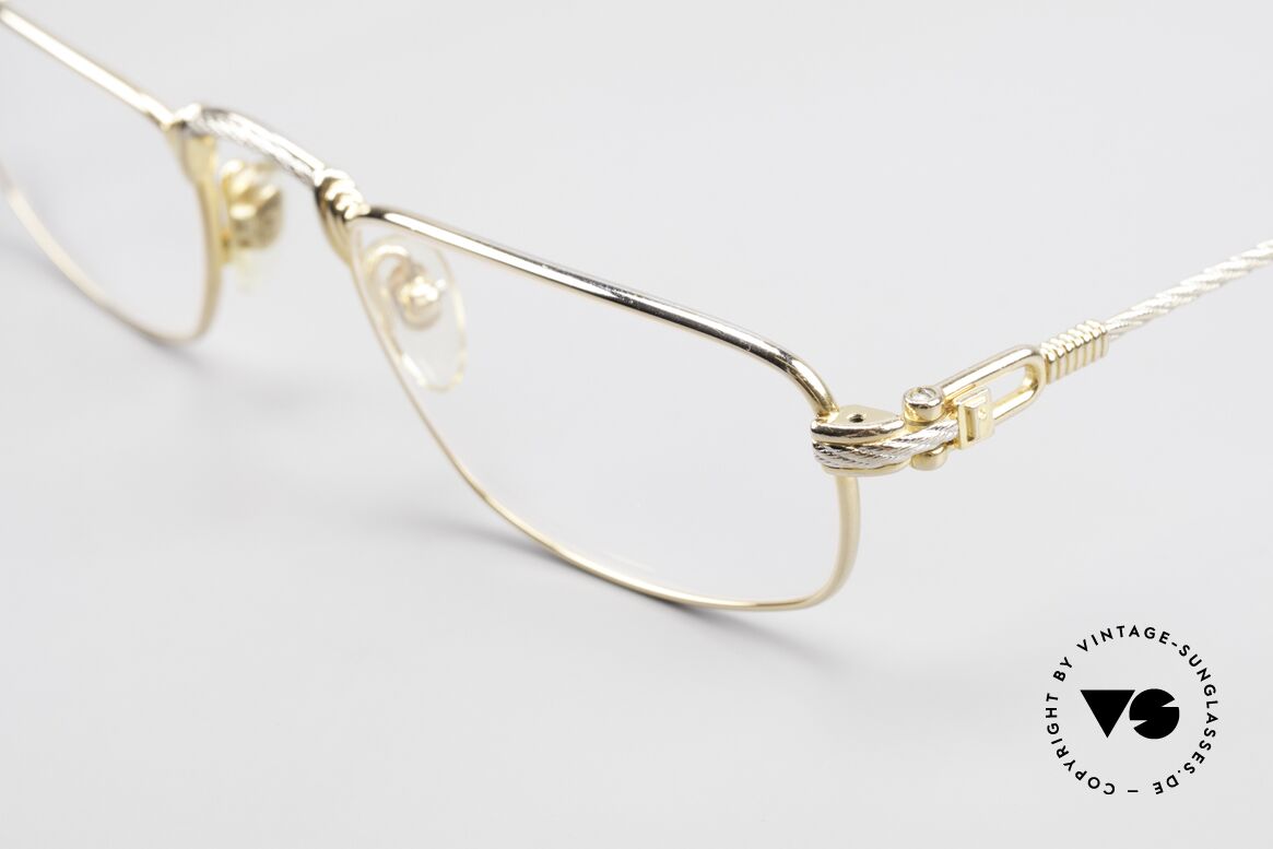 Fred Demi Lune Half Moon Reading Glasses, 2. hand in an excellent vintage condition + Chanel case, Made for Men and Women