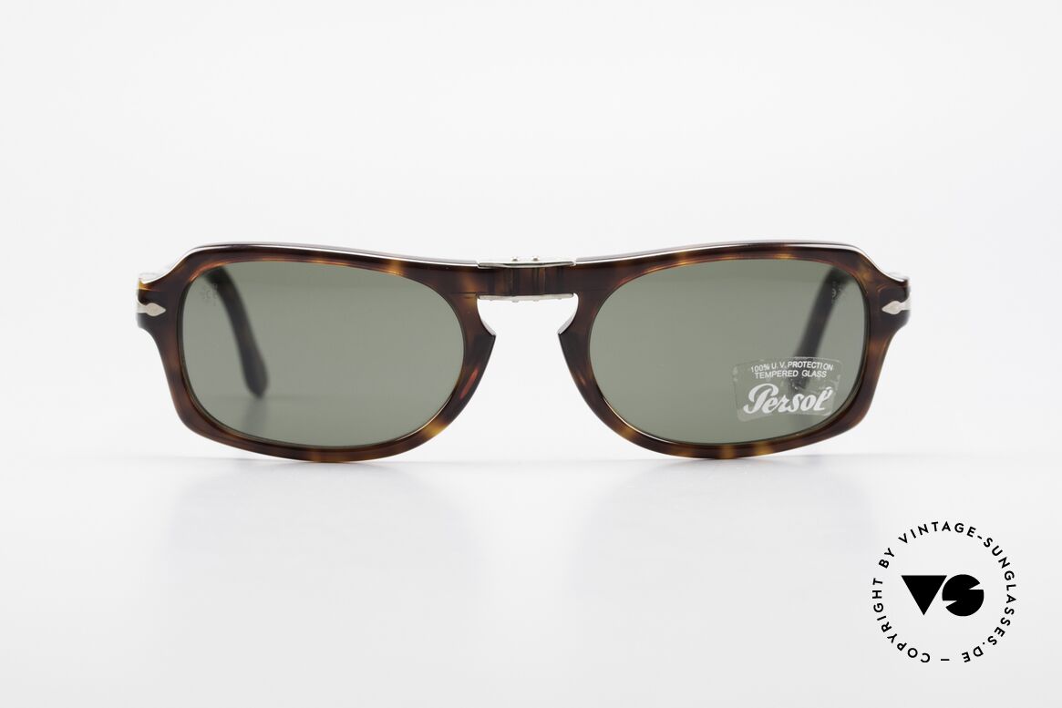 Persol 2621 Folding Foldable Sunglasses For Men, the current collection based on the old Persol RATTIS, Made for Men