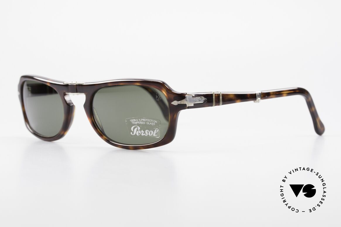Persol 2621 Folding Foldable Sunglasses For Men, Steve McQueen made Persol RATTI models world-famous, Made for Men