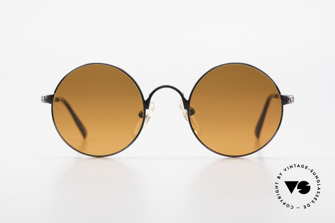 Jean Paul Gaultier 55-9671 Round 90's JPG Sunglasses, round Jean Paul Gaultier designer sunglasses, Made for Men and Women