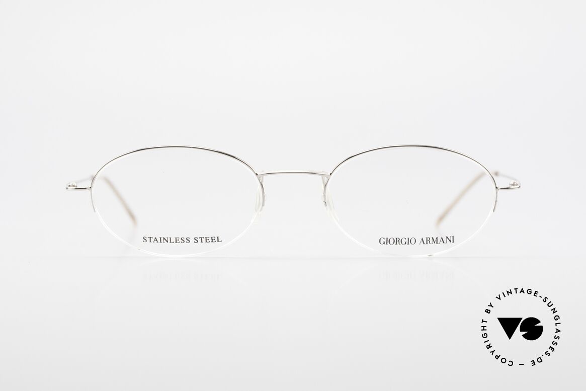 Giorgio Armani 26N Small Oval Eyeglasses Nylor, Giorgio Armani, Mod. 26N, col. 7T0, Gr. 45/18, 130, Made for Men and Women