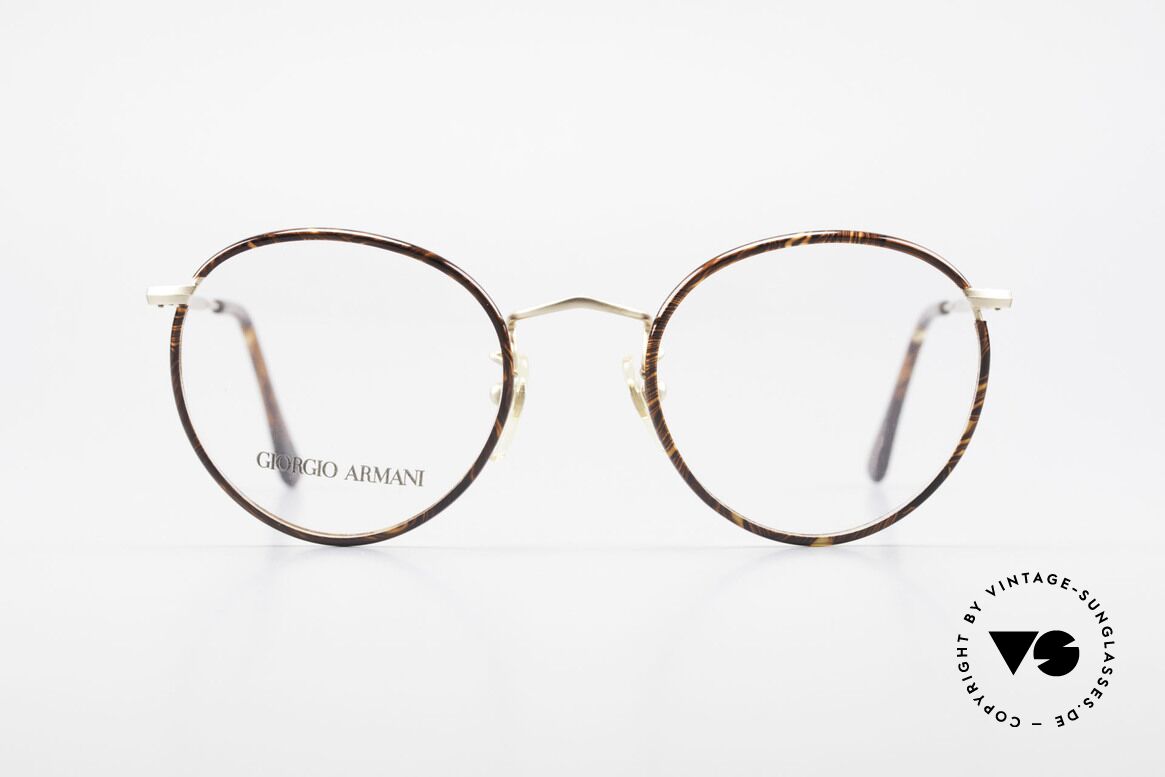 Giorgio Armani 112 90's Panto Eyeglasses Men, timeless vintage Giorgio Armani designer eyeglasses, Made for Men