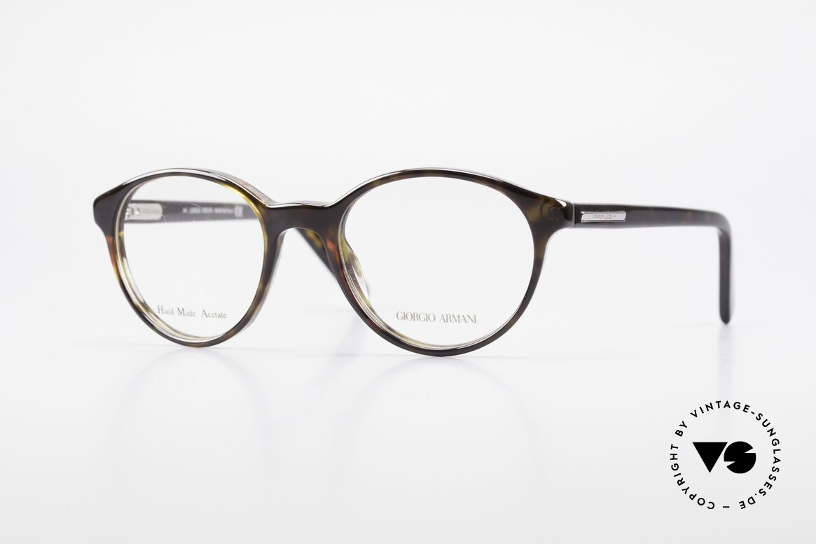 Giorgio Armani 467 Unisex Panto Eyeglass-Frame, true vintage eyeglass-frame by GIORGIO ARMANI, Made for Men and Women