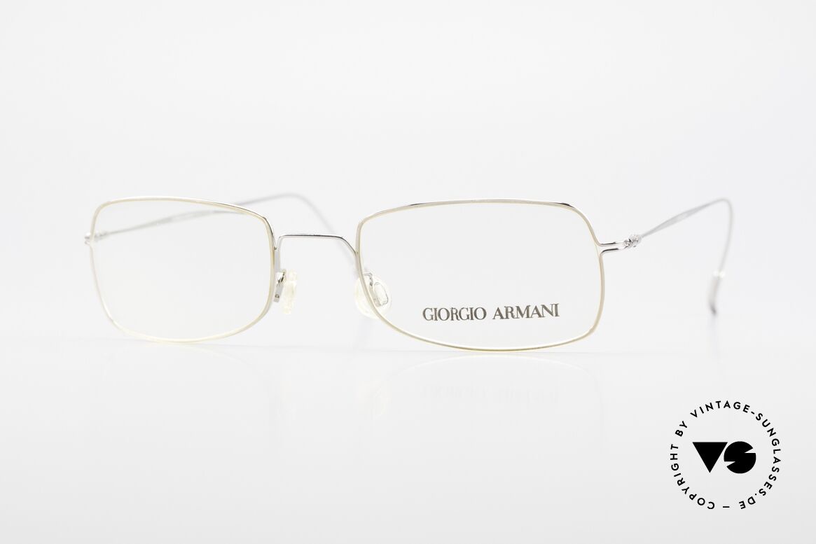 Giorgio Armani 1091 Small Wire Glasses Unisex, Giorgio Armani, Mod. 1091, col. 707, Gr. 48/17, 135, Made for Men and Women