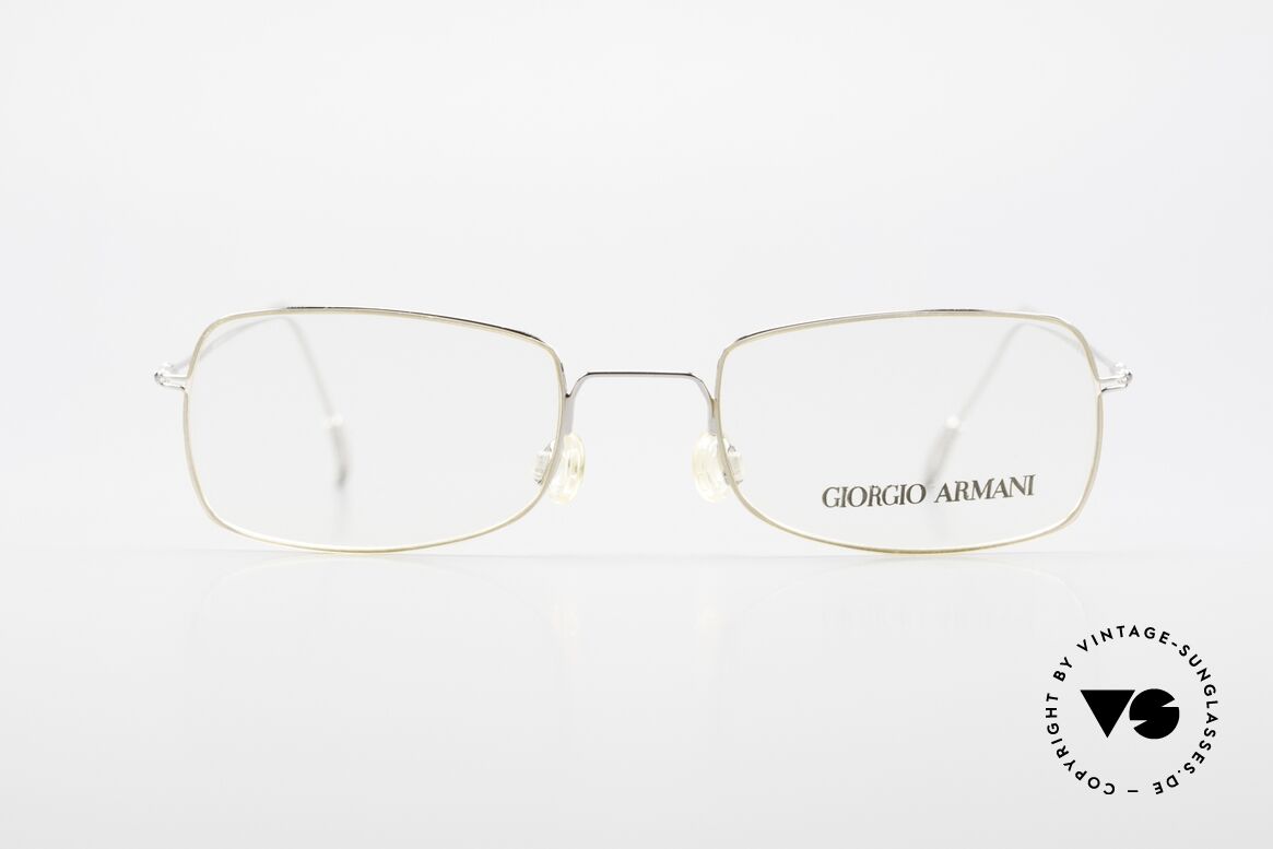 Giorgio Armani 1091 Small Wire Glasses Unisex, plain & puristic 'wire glasses' (EXTRA SMALL SIZE), Made for Men and Women