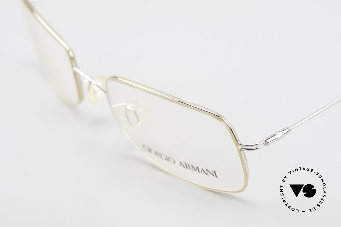 Giorgio Armani 1091 Small Wire Glasses Unisex, unworn original from the mid. 1990's (extra SMALL), Made for Men and Women