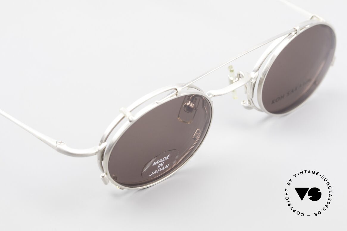 Koh Sakai KS9711 Small Oval Glasses Clip On, accordingly, the same TOP QUALITY / "look-and-feel", Made for Men and Women