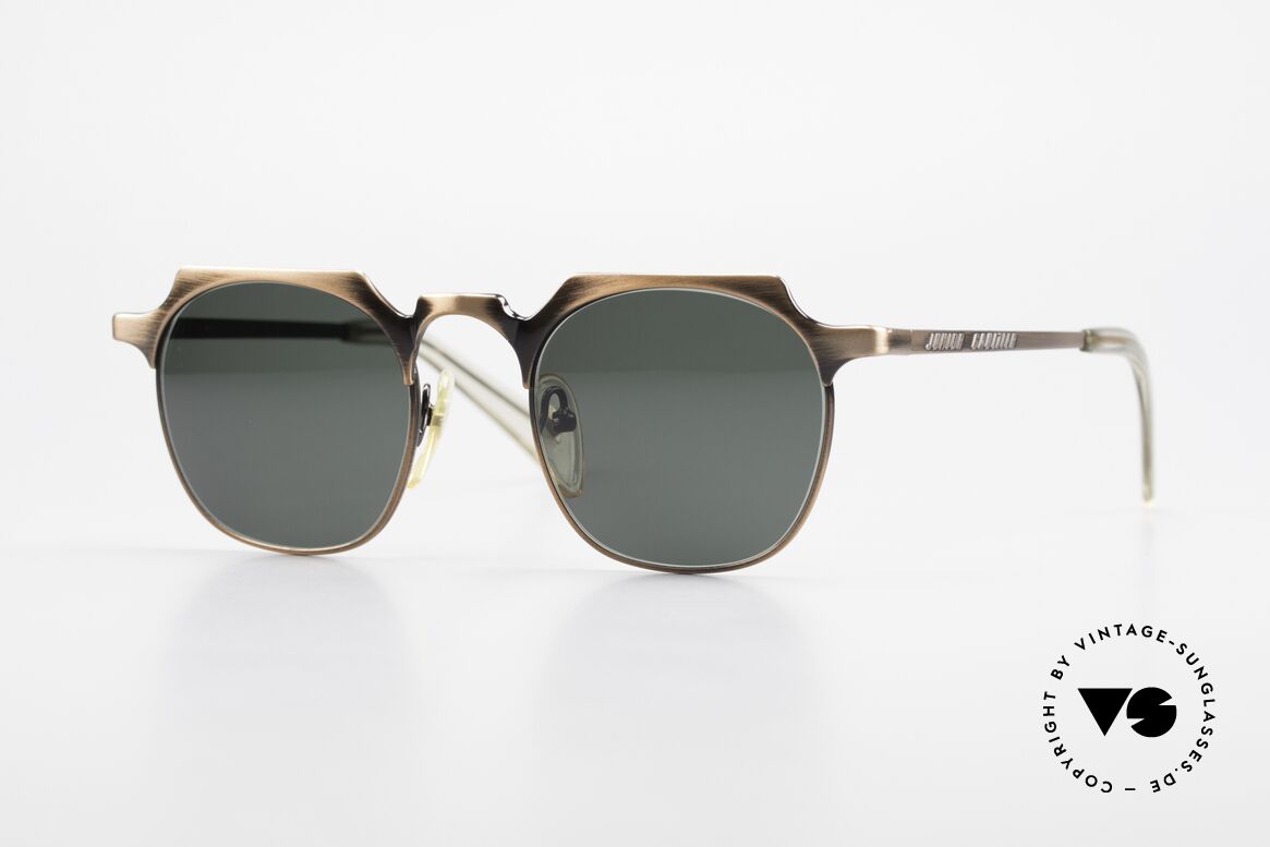 Jean Paul Gaultier 57-0171 Square Panto Sunglasses 90's, very noble vintage sunglasses by Jean Paul Gaultier, Made for Men