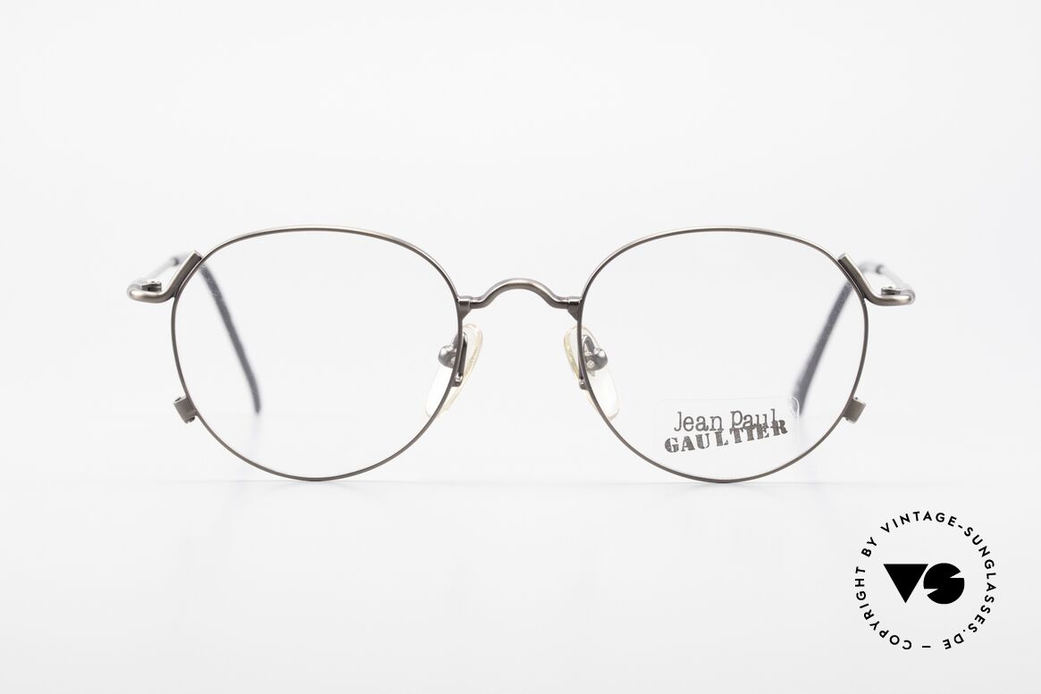 Jean Paul Gaultier 55-2176 JPG Panto Glasses 90s Original, unique designer frame by Jean Paul GAULTIER, Made for Men and Women