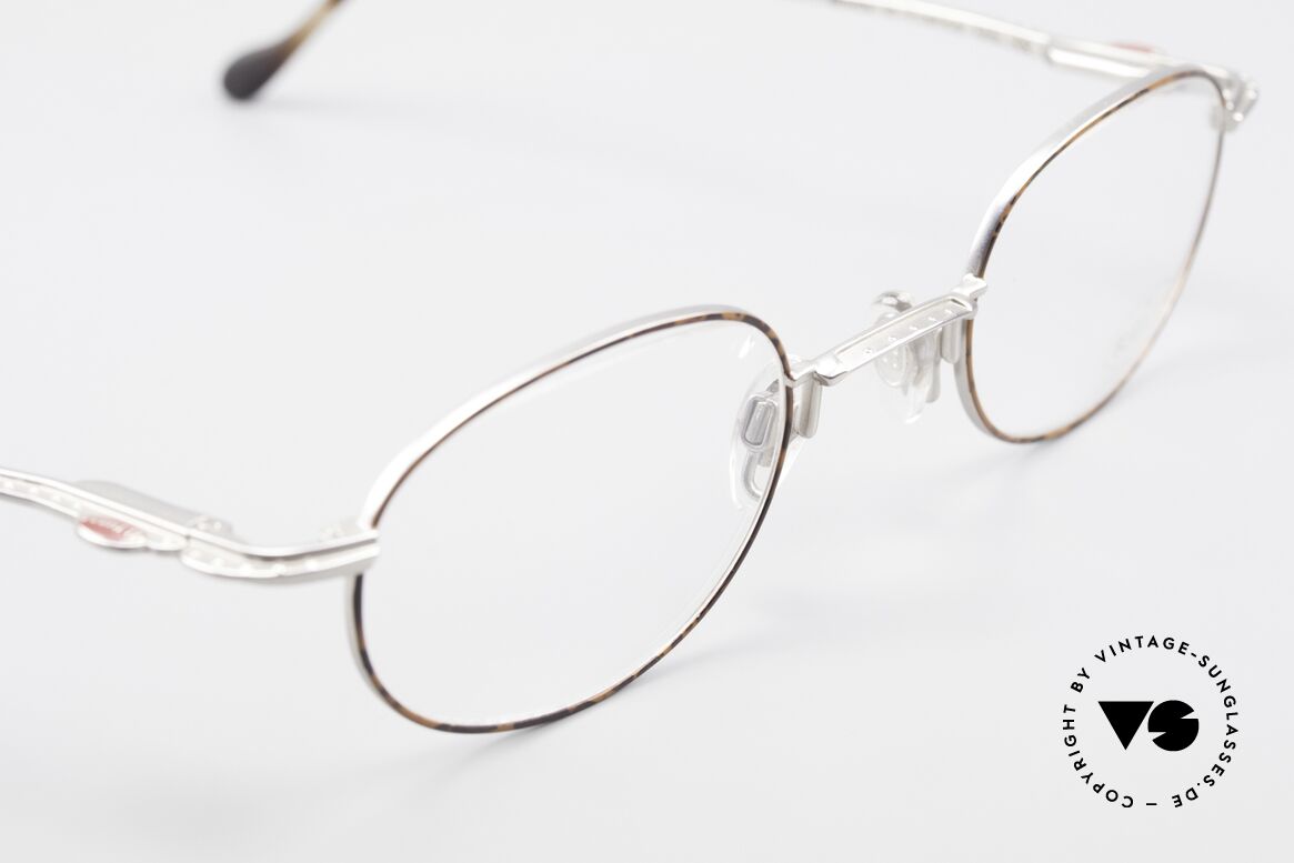 Bugatti 23547 Rare 90's Titanium Eyeglasses, unworn, NOS (like all our rare vintage Bugatti eyewear), Made for Men and Women