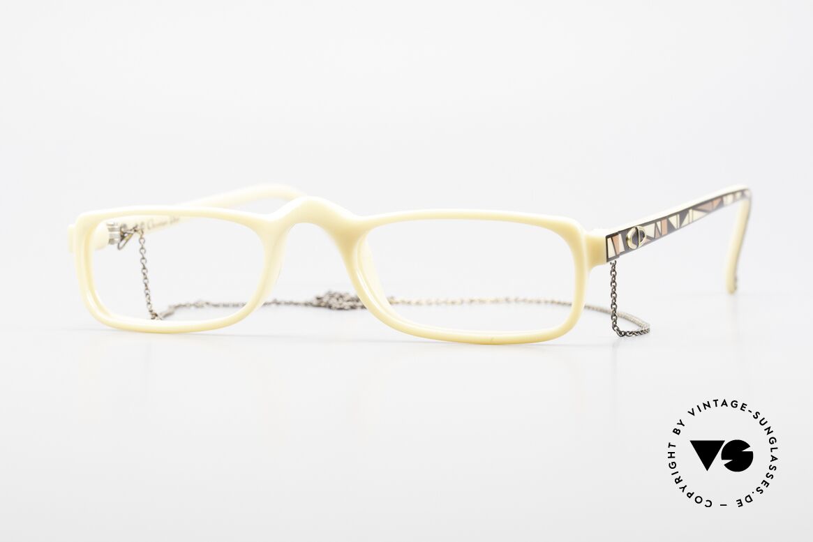 Christian Dior 2356 Reading Glasses With Chain, vintage DIOR reading glasses from 1989 with a chain, Made for Men and Women