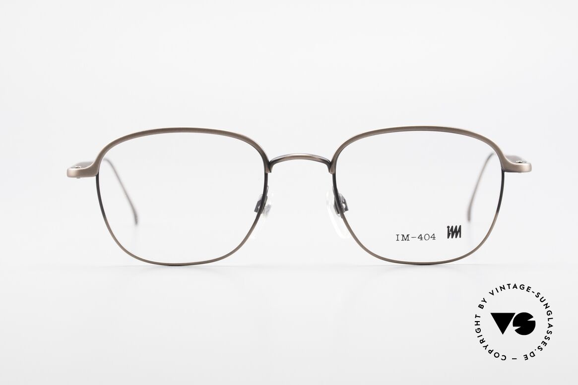 Miyake Design Studio IM404 Connoisseur Eyeglasses 90's, interesting ALL TITAN eyeglasses from 1992/93, Made for Men and Women