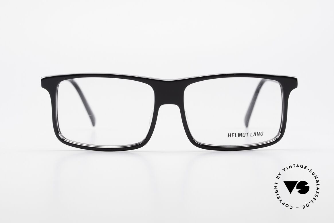 Helmut Lang 20-0002 Men's Vintage Glasses Black, HELMUT LANG men's vintage designer eyeglass-frame, Made for Men