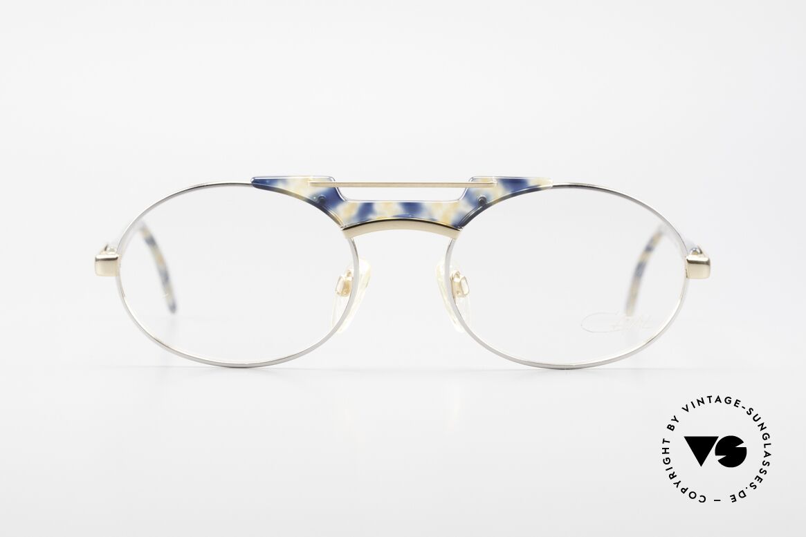 Cazal 749 Oval Designer Eyeglasses 90s, elegant Cazal designer glasses of the early 90's, Made for Men and Women