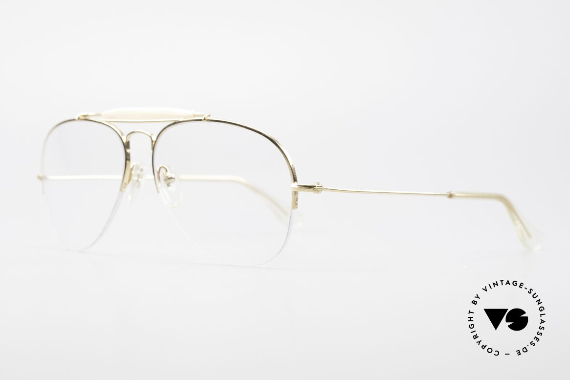 Ray Ban Balfast 810 Gold Doublé Old Vintage Frame, the special feature: frame has a portion of real gold, Made for Men