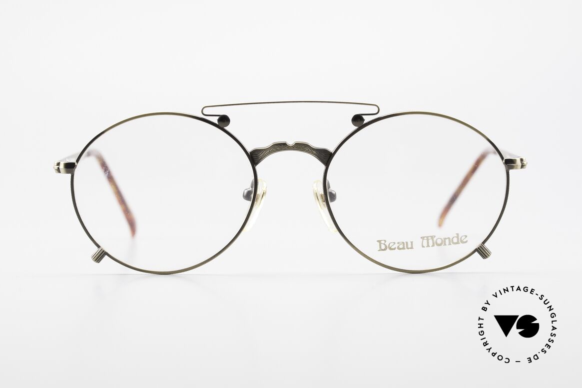 Beau Monde Knightsbridge Old Vintage Frame 90's Insider, interesting old vintage glasses of the late 80s/early 90s, Made for Men and Women