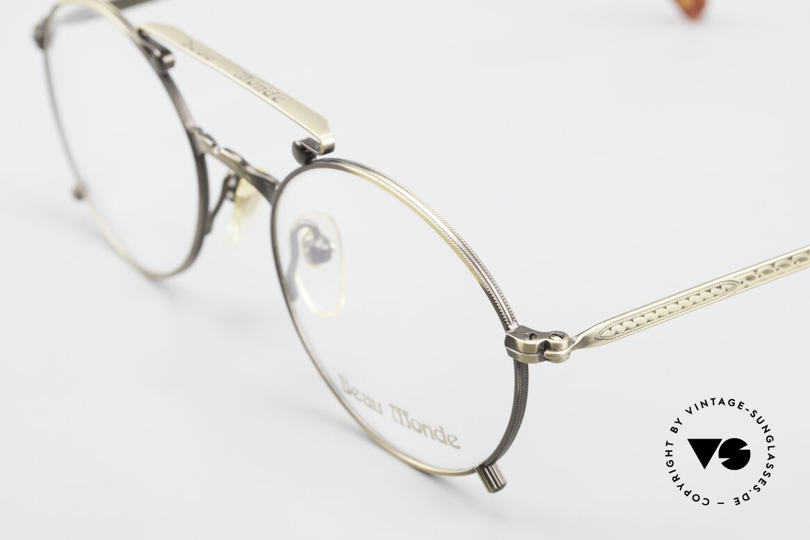 Beau Monde Knightsbridge Old Vintage Frame 90's Insider, made with attention to details (check all the engravings), Made for Men and Women