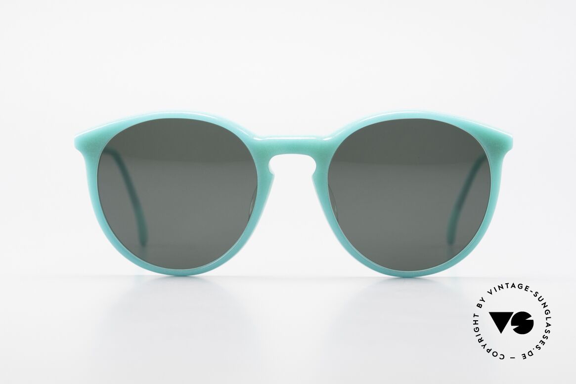 Alain Mikli 901 / 079 Green Pearl Panto Sunglasses, classic 'panto'-design with dark green sun lenses, Made for Men and Women