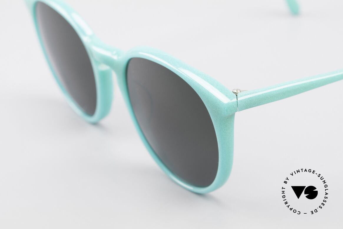 Alain Mikli 901 / 079 Green Pearl Panto Sunglasses, handmade quality and 125mm width = S - M size!, Made for Men and Women