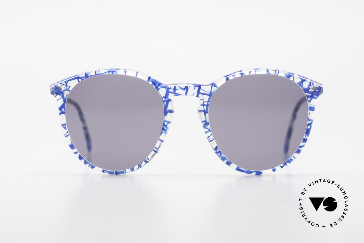 Alain Mikli 901 / 323 Panto Sunglasses Crystal Blue, elegant VINTAGE Alain Mikli designer sunglasses, Made for Men and Women