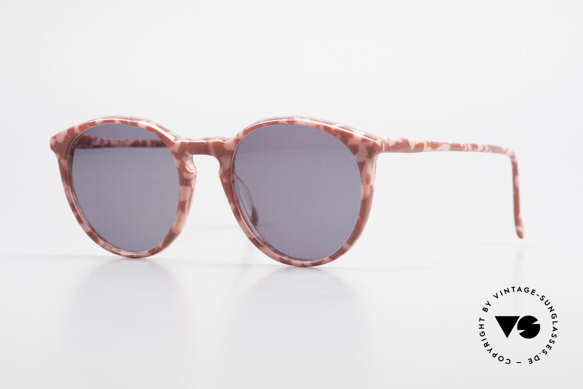 Alain Mikli 901 / 172 Panto Shades Red Pink Marbled, elegant VINTAGE Alain Mikli designer sunglasses, Made for Women