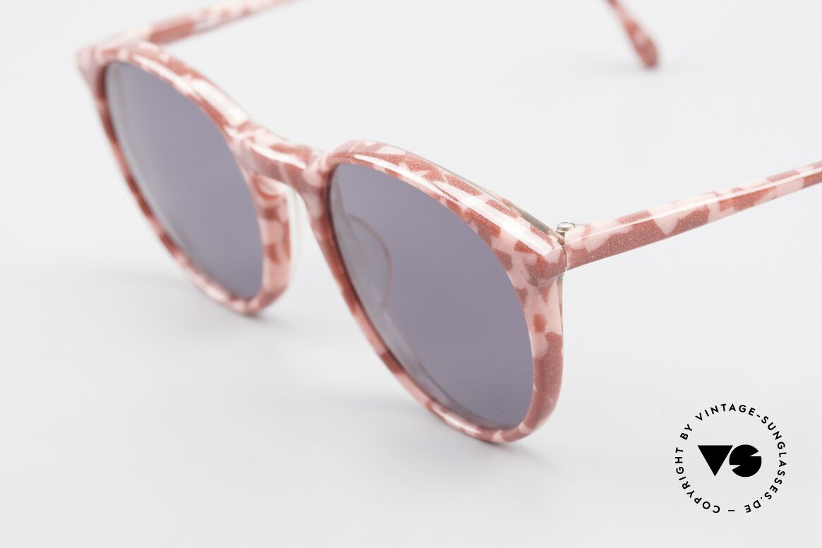 Alain Mikli 901 / 172 Panto Shades Red Pink Marbled, handmade quality and 125mm width = S - M size!, Made for Women