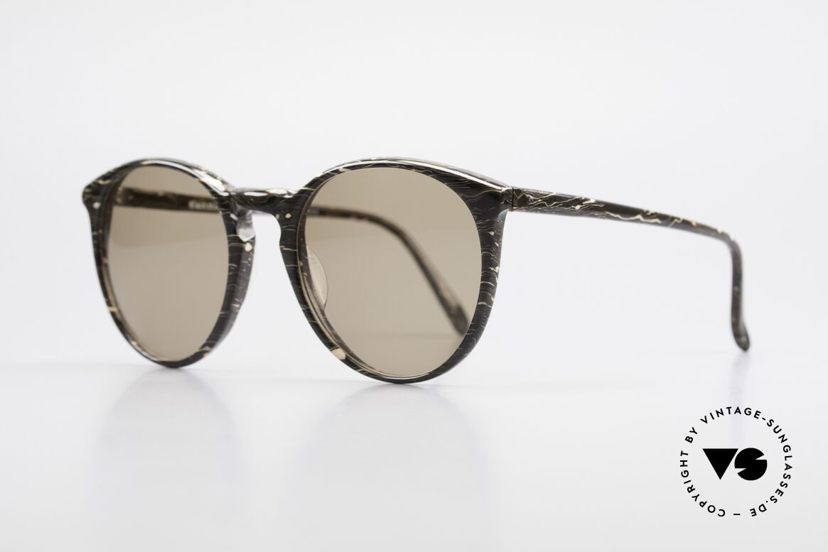 Alain Mikli 901 / 429 Brown Marbled Panto Shades, interesting frame pattern: brown / gray marbled, Made for Men and Women